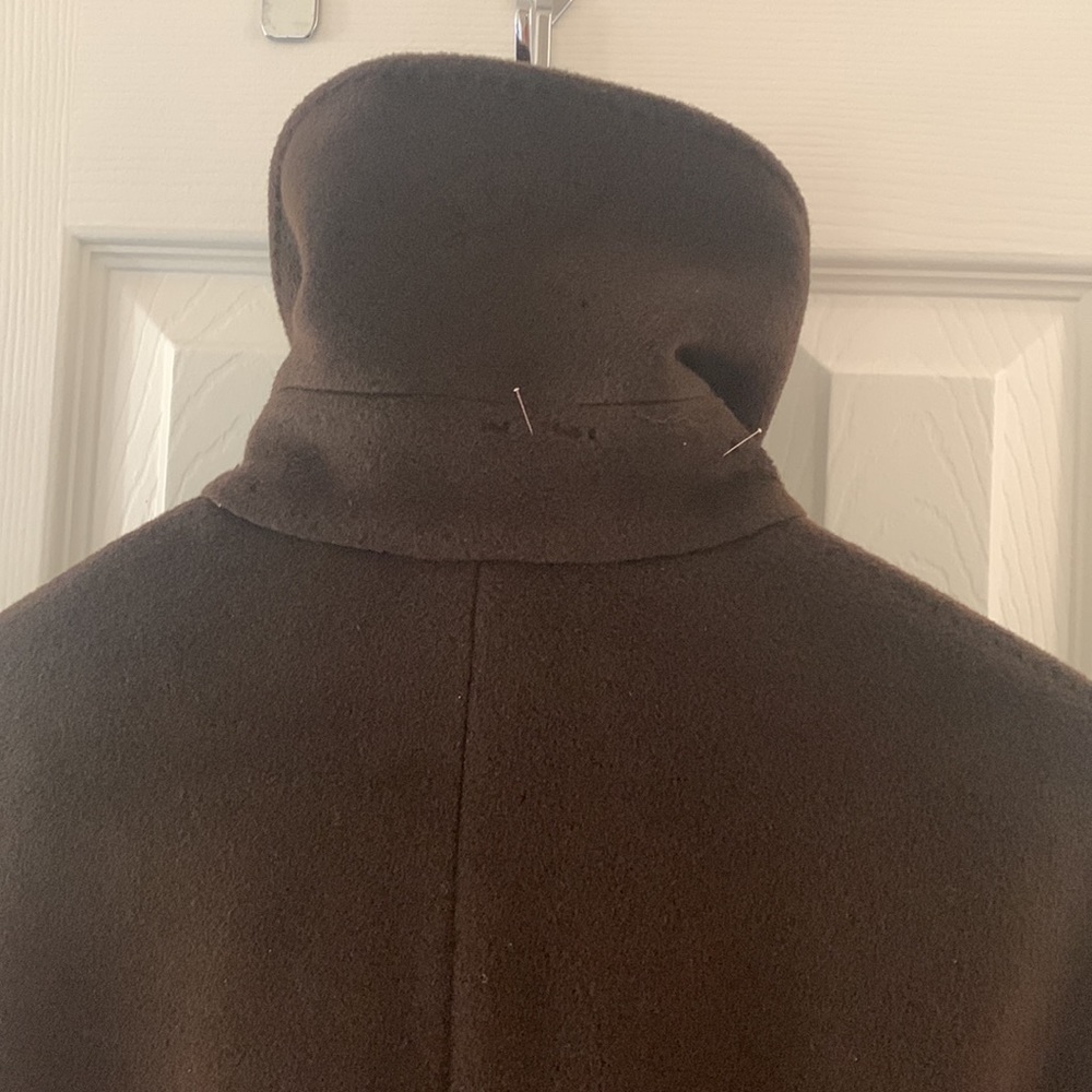 MaxMara Manuela Coat, Lana Cashmere Wool full Length, versatile neck, Size 8 - Picture 12 of 16